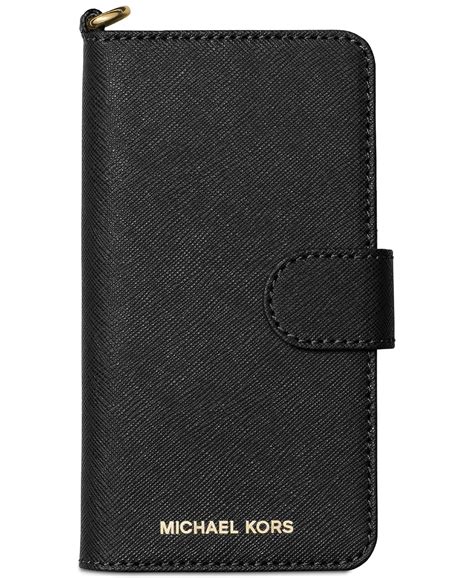 michael kors telefoonhoesje iphone x|Saffiano Leather Folio Case for iPhone X/XS .